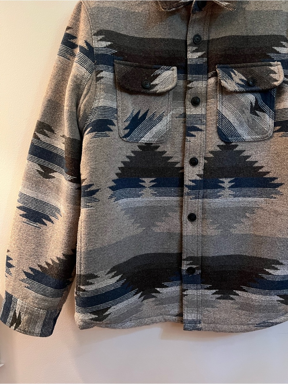 Men’s Wool Patterned Jacket - Picture 4 of 8